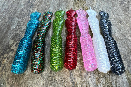 Guma Great Fish GF2 Leech 6cm | Multicolor II | bezzapachowy | 24 szt.