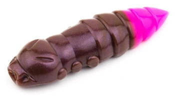 Gumy FishUp Pupa 3,2cm | 1,2" | #139 Earthworm/Hot Pink | 8szt.