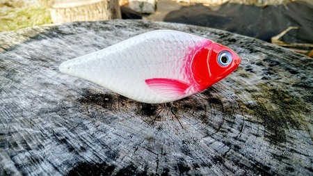 Jerk Lost Lures Ferox 7cm - tonący - F8 - Redhead