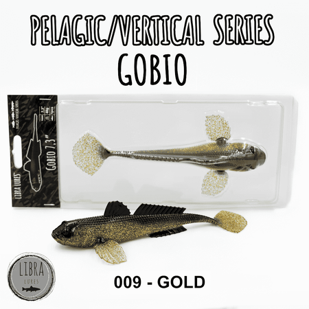 Przynęta Libra Lures Gobio 7.3" | 18.54 cm | 009 - Gold