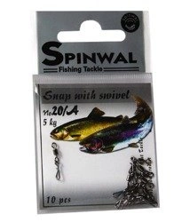 Agrafka Spinwal z krętlikiem No.20A, 5kg