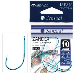 Haczyki Mikado  SENSUAL - ZANDER Nr 1 - torebka 5szt.