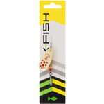 Obrotówka X-Fish Spike №4 | 9,5g | Gold RD