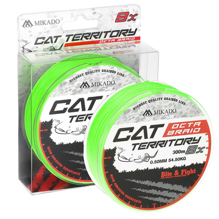 Plecionka Mikado Cat Territory Octa Braid 0,60mm | yellow | 300m