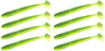 Guma Keitech Swing Impact 4" | 10,2cm | #422 Lime Chartreuse | 8 szt.