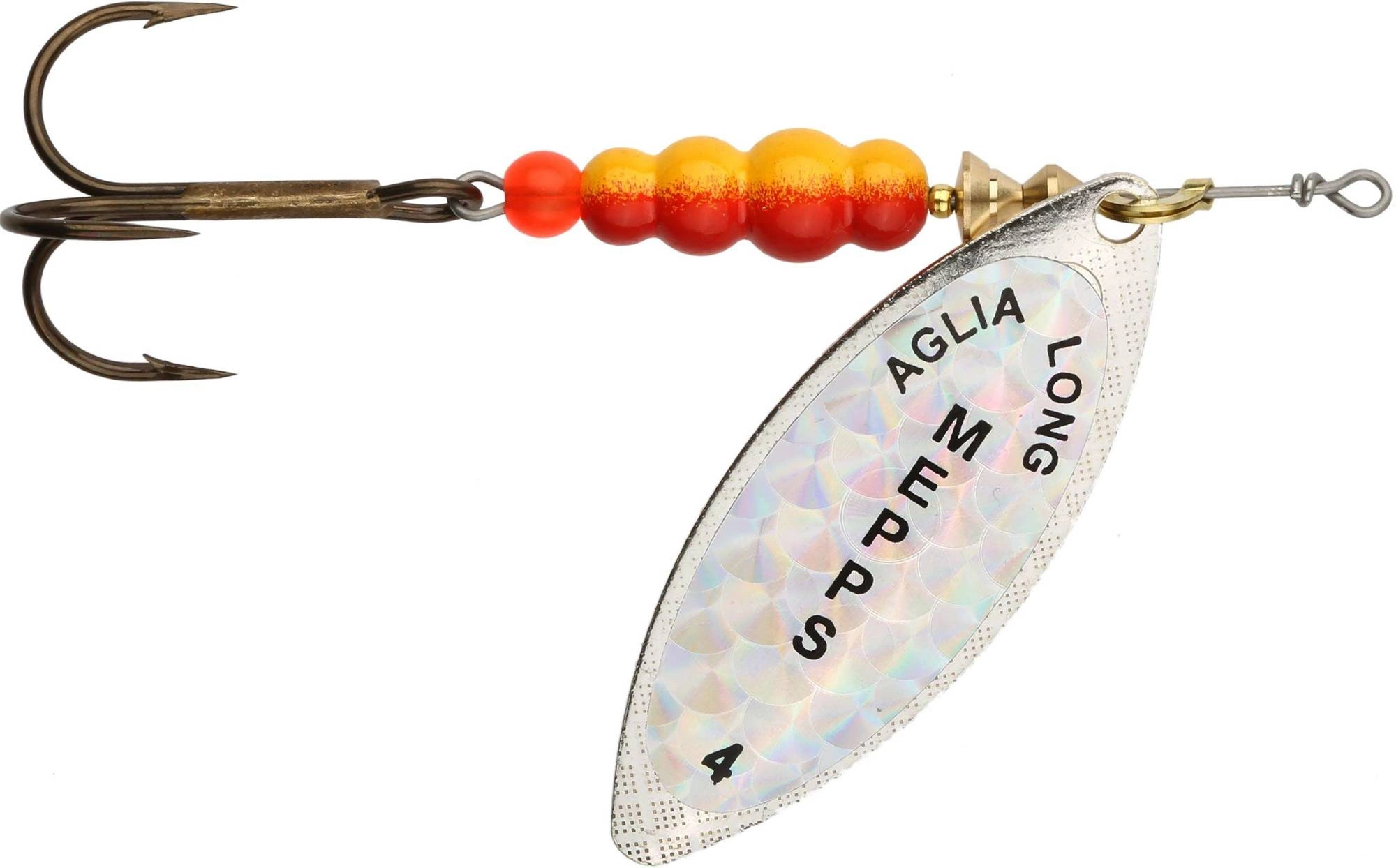 Obrotówka Mepps Aglia Long Rainbo #2 | 7g | Srebrna