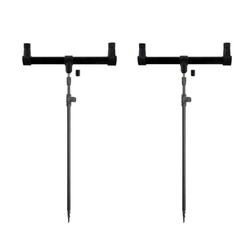 Zestaw MIKADO 2x Podpórka Teleskopowa Zaciskowa 50/90cm + 2x Buzz Bar MIKADO 25cm