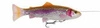 .Guma SAVAGE GEAR 4D Line Thru Pulsetail Trout 16cm SS 51g - ALBINO TROUT