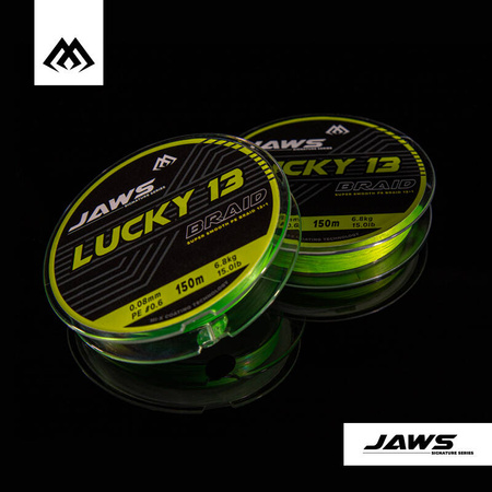 .Plecionka Mikado JAWS LUCKY 13 008 FLUO ZIELONA 150M