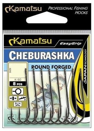 Haczyki Kamatsu Cheburashka Round Forged K-60 roz. 10 - 8 szt.