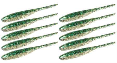 Guma Keitech Shad Impact 3" | 7,6cm | LT#49 LT Green Sardine | 10 szt.