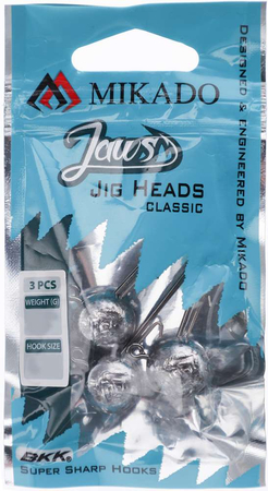 Główki jigowe Mikado Jaws Classic Jig - 5g - hak: 2 - 3szt.