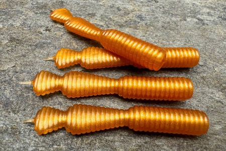 Guma Great Fish GF2 Leech 6cm | Gold | bezzapachowy | 10 szt.