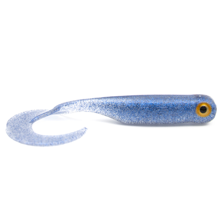 Guma Great Fish GF1 Twister 4,9cm | Blue Pearl | bezzapachowy | 10 szt.