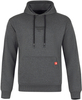 Bluza z kapturem Favorite Black logo dark grey melange | rozm. M
