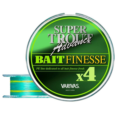 Plecionka Varivas Super Trout Advance Baitfinesse x4 PE | #0.5 - 9lb | 100m
