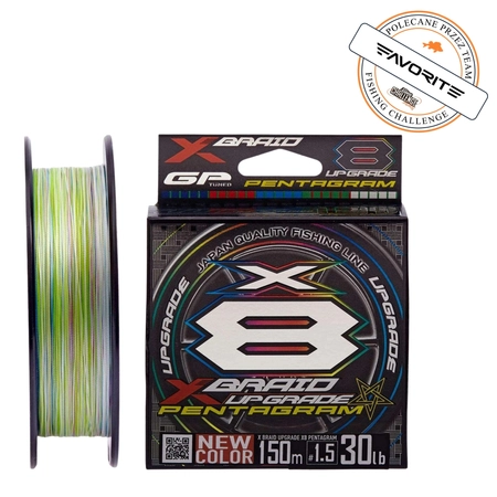 Plecionka YGK X-Braid Upgrade X8 Pentagram #0,6 PE | 6,3kg | 150m