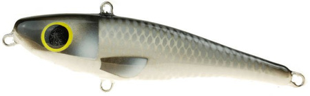 Wobler z Basoni Vertical 8cm - 17g - czarno-biały