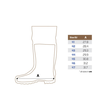 Wodery spodniobuty neoprenowe Delphin ORAVA / rozmiar 46