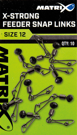 Łącznik Matrix X Strong Feeder Bead Snap Links | rozm. 12