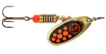 Obrotówka Mepps Black Fury #3 | 6,5g | Złoty/Czerwone Kropki