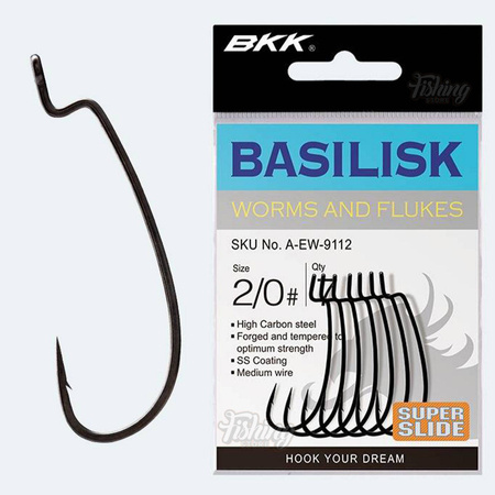 Haczyki offsetowe BKK Basilisk | #2/0 | 7 szt.