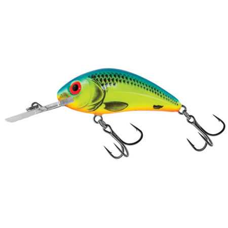 Wobler Salmo Rattlin' Hornet 3,5cm | Chartreuse Blue | pływający
