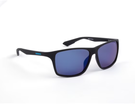 Okulary Polaryzacyjne Shimano Technium Matte Black & Blue Mirror