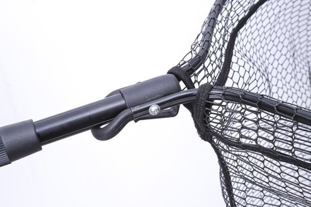 Podbierak składany Mikado 200cm kosz 70/60cm, gumowana siatka oczko 6x15mm