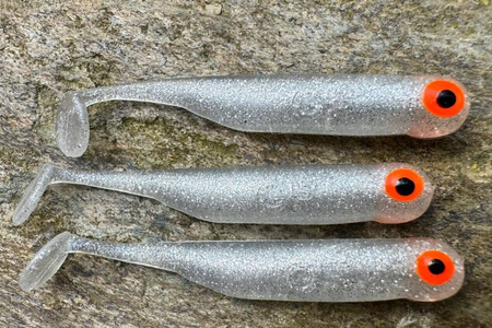 Guma Great Fish GF1 4,9cm | Silver Pearl | bezzapachowy | 10 szt. | Edycja Limitowana Typ od Ryb