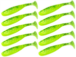 Guma Keitech Easy Shiner 3" | 7,6cm | LT#62 Chart Lime Shad | 10 szt.