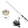 Zestaw BIAŁORYB NA SPINNING - dla wymagających - Favorite Blue Bird Nano BB1-602N-S 1.83m 0.2-1.5g / Favorite Arena 1500S + Akcesoria / z żyłką