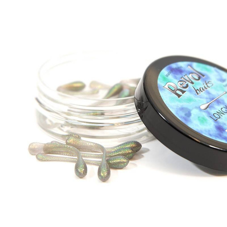 .Przynęta Revol Baits Longi 4.5cm - Kameleon Szary - 14szt (bez zapachu)