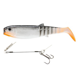 Zestaw Guma Savage Gear Cannibal 12,5cm | White and Black + Dozbrojka Vis Vangen