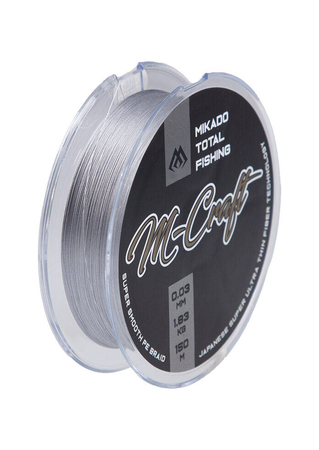 Plecionka Mikado M-Craft Braid 0,08mm | 4,51kg | 150m | steel grey
