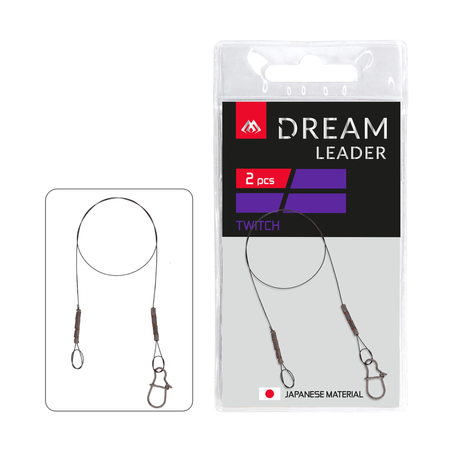 Przypony Mikado - Dream Leader - TWITCH 30cm/13LB/7kg - 2szt.