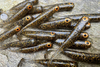 Guma Great Fish GF1 4,9cm | Black&Gold | rybny | 10 szt.