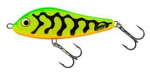 Wobler Salmo Rattlin Slider 11cm | Green Tiger | tonący