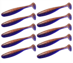 Guma Keitech Easy Shiner 3" | 7,6cm | LT#43 Purple Jerry | 10 szt.