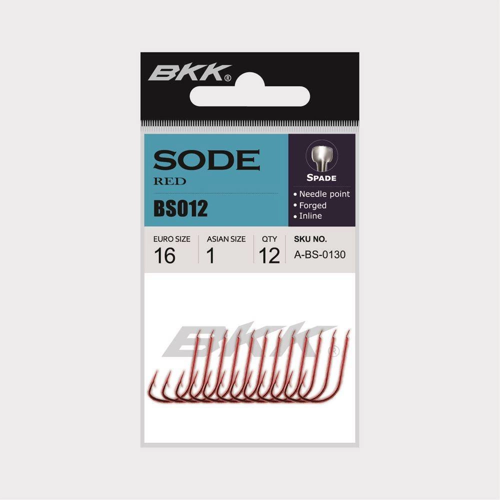 Haczyki BKK Sode Red Diamond | #10 | 12 szt.