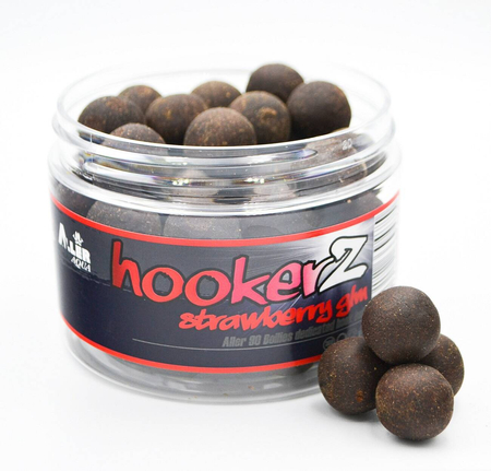 Kulki haczykowe Massive Baits Hookerz Aller 90 18mm - 300ml - Strawberry GLM