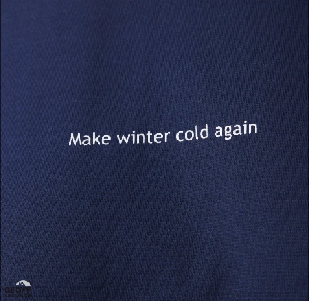 T-shirt Geoff Anderson Organic Tee | Navi Winter | S