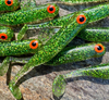 Guma Great Fish GF1 4,9cm | Glitter Green | bezzapachowy | 10 szt.