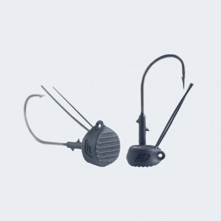 Główki jigowe BKK Silent Chaser NED Head Black | 12,40g | 3/0# | 4 szt.