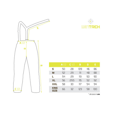 Spodnie Delphin WinTREK / rozmiar XL