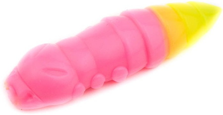 Gumy FishUp Pupa 3,2cm | 1,2" | #133/Bubble Gum/Hot Chartreuse | 8szt.