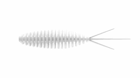 Przynęta Libra Lures Turbo Worm 5.6cm | 001 - White | ser | 8 szt.