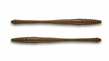 Przynęta LIBRA LURES Dying Worm 8cm -038 - brown- 12szt (zapach serowy)