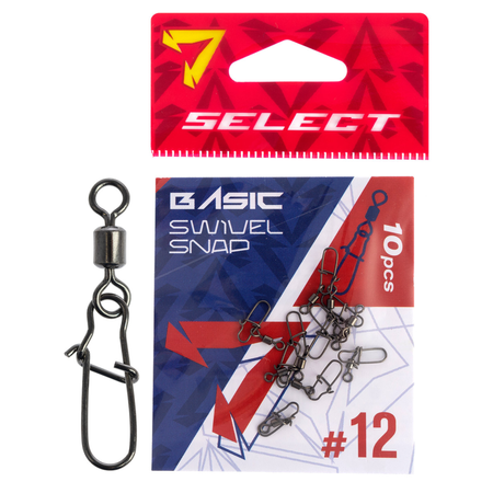 Agrafki z krętlikiem Select Basic Swivel Snap #12 | op. 10 szt.