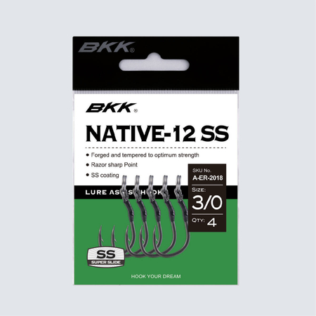 Haczyki BKK Native-12 SS | #2 | 5 szt.